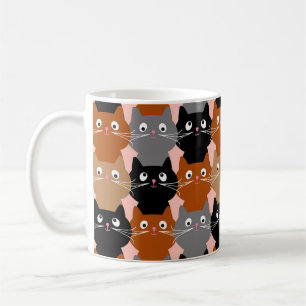 Schattigee Cat Lover Feline Kittens Patroon Koffiemok