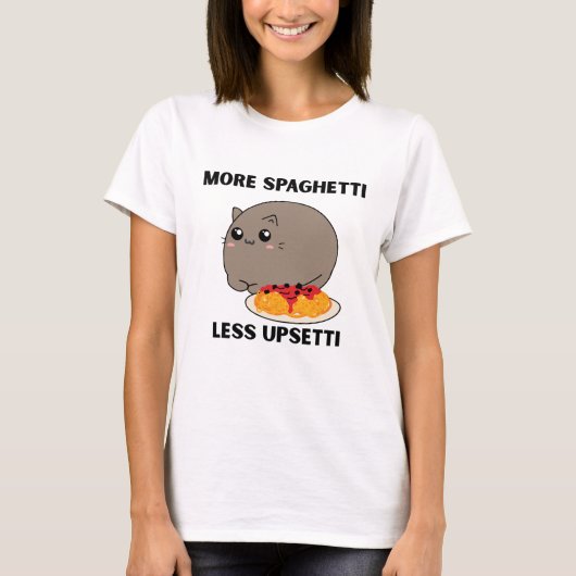 Schattigee Cat Lover Gift T-shirt - Grappig kat Ts (Voorkant)