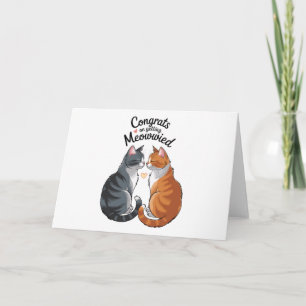 Schattigee Cat Lover Wedding Gefeliciteerd Verlovi