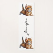 Schattigee Cat Lover Yoga Mat (Achterkant)