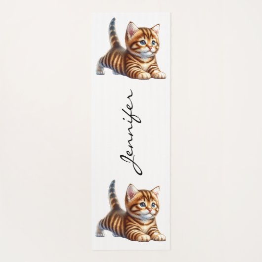 Schattigee Cat Lover Yoga Mat (Achterkant)