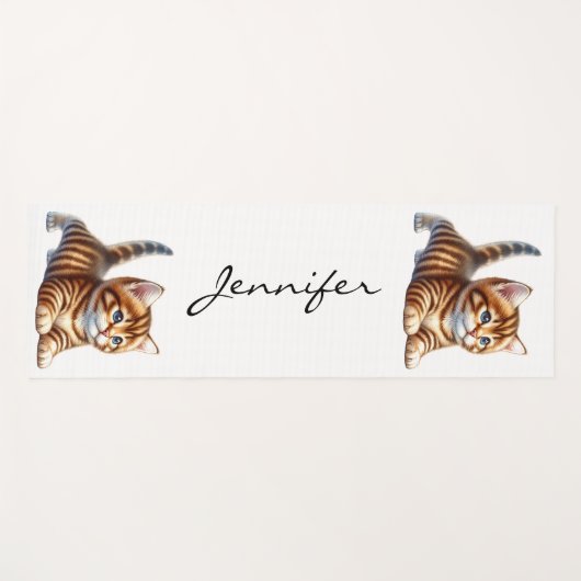 Schattigee Cat Lover Yoga Mat (Voorkant (horizontaal))