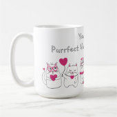 Schattigee Cat Lovers Valentijnsdag Koffiemok (Links)