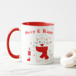 Schattigee Cat Merry & Happy | Schattigee Kerst Mo Mok