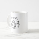 Schattigee Cat Mok – Het perfecte cadeau voor katt (Voorkant links)