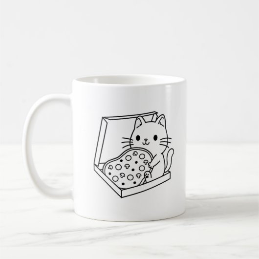 Schattigee Cat Mok – Het perfecte cadeau voor katt (Links)