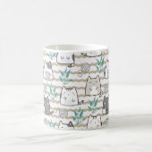 Schattigee Cat Mok - Speelse Kittens met garen (Center)