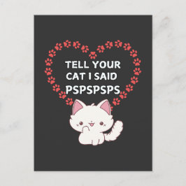 Schattigee Cat Owner Kaart - Funny Cat