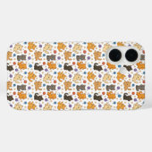 Schattigee Cat Pattern Telefoonhoes Case-Mate iPhone Case (Achterkant (horizontaal))