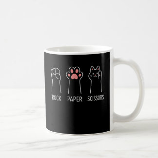 Schattigee Cat Paw Rock Papieren Schaar Koffiemok