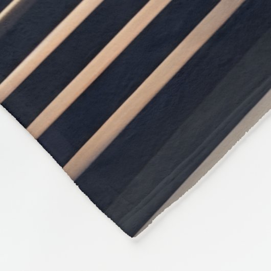 Schattigee Cat Pawdigy speelt een maanlicht sonate Fleece Deken (Hoek)