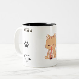 Schattigee Cat Paws Coffee Mok - Sip in stijl!