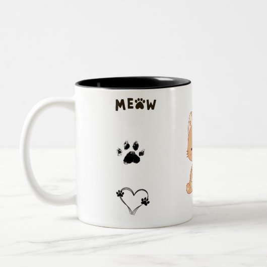 Schattigee Cat Paws Coffee Mok - Sip in stijl! (Links)