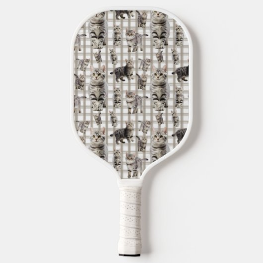 Schattigee Cat Pickleball Paddle (Achterkant)
