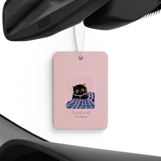 Schattigee Cat Pink Modern Pastel Luchtverfrisser