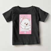 Schattigee Cat Print Baby T-shirt (Voorkant)