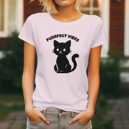 Schattigee Cat Purrfect Vibes T-shirt