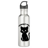 Schattigee Cat Purrfect Vibes Waterfles (Voorkant)