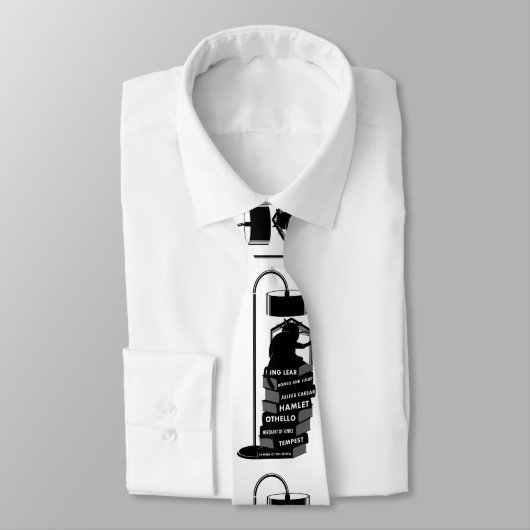 Schattigee Cat Reading Shakespeare speelt Stropdas (Gebonden)