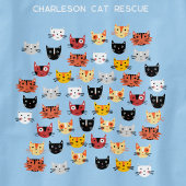 Schattigee Cat Rescue gepersonaliseerd T-shirt