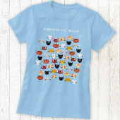 Schattigee Cat Rescue gepersonaliseerd T-shirt