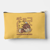 Schattigee Cat Riding Chocolademelk Karton Kawaii  Etui (Achterkant)