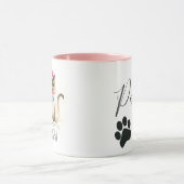 Schattigee Cat Roze Kerst Koffie Mokken (Midden)