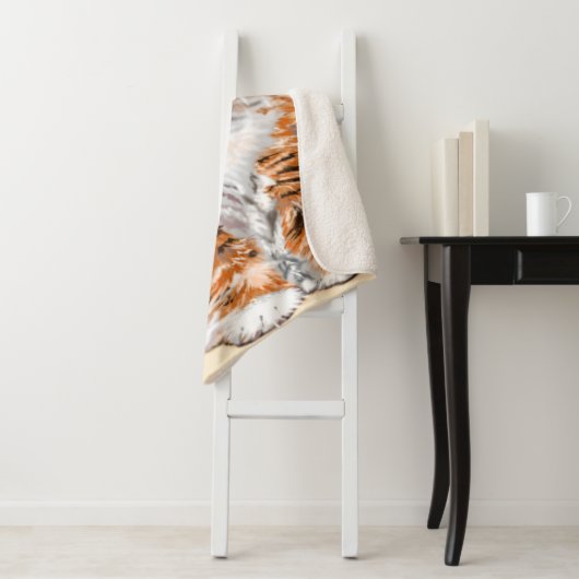 Schattigee Cat Sherpa Deken - (In situ)