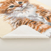 Schattigee Cat Sherpa Deken -  (3/4)