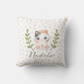 Schattigee Cat Soft Geslachtsneutrale Dotted Child Kussen (Voorkant)