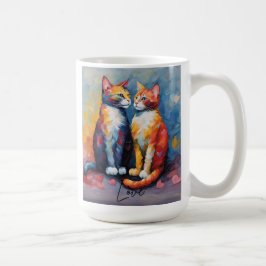 Schattigee Cat Stylish Animal Cat Latte Coffee Mok