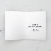 Schattigee Cat Theme Verjaardag Kaart (Binnen)