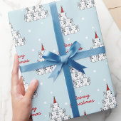 Schattigee Cat Tree Christmas Wrapping Paper Cadeaupapier