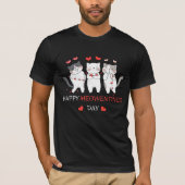 Schattigee Cat Valentijnsdag Kat Quote Design T-shirt (Voorkant)