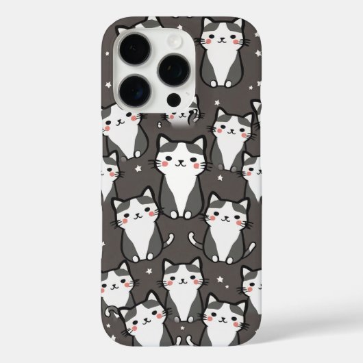 Schattigee Cat Vibes Case-Mate iPhone Case (Achterkant)