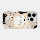 Schattigee Cat Vibes iPhone Hoesje (Achterkant horizontaal)