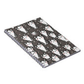 Schattigee Cat Vibes Notitieboek (Rechterzijde)