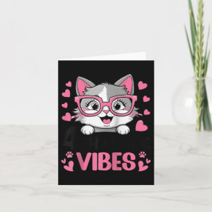 Schattigee Cat Vibes-outfits van de 4e klas voor m Kaart