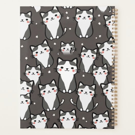 Schattigee Cat Vibes Planner (Achterkant)