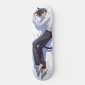 Schattigee Catboy Anime Persoonlijk Skateboard (Voorkant)