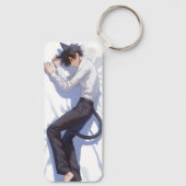 Schattigee Catboy Anime Sleutelhanger (Achterkant)