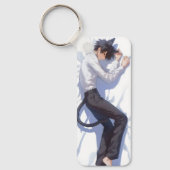 Schattigee Catboy Anime Sleutelhanger (Voorkant)