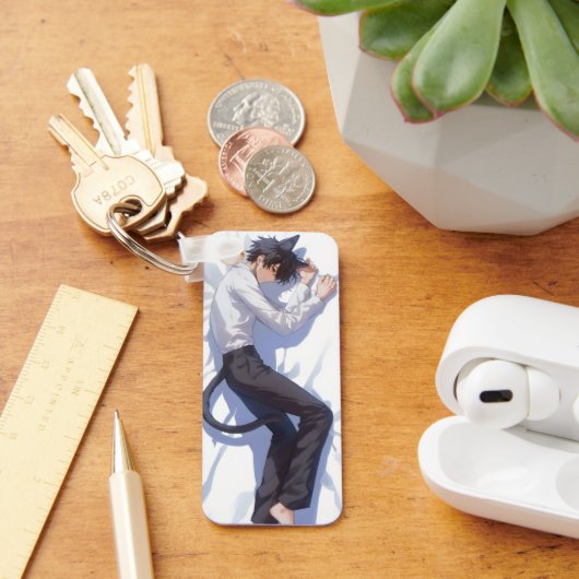 Schattigee Catboy Anime Sleutelhanger (Bureau)