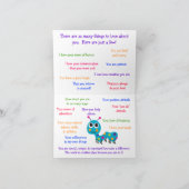 Schattigee Caterpillar Kaart voor kinderen - geper (Binnen)