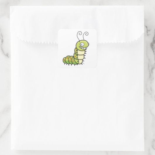 Schattigee Caterpillar Sticker (Tas)