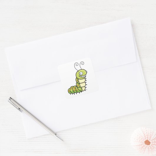 Schattigee Caterpillar Sticker (Envelop)