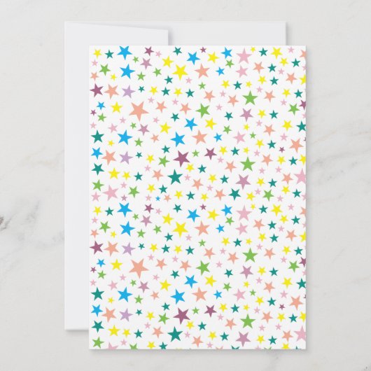 Schattigee Caticorn Verjaardag Kaart (Achterkant)