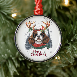 Schattigee Cavalier King Charles Dog Metalen Ornament