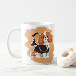 Schattigee Cavalier King Charles halloween boe! Koffiemok