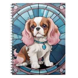 Schattigee Cavalier King Charles Pastel Glas in lo Notitieboek